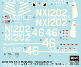 Hasegawa 02215 1/72 P-51C Mustang Excalibur III 2 in 1