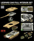 Rye Field Model RM-5093 1/35 Leopard 2A6 full interior set with Ukraine decals