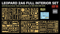 Rye Field Model RM-5093 1/35 Leopard 2A6 full interior set with Ukraine decals