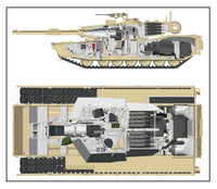 Rye Field Model RM-5007 1/35 M1A1/M1A2 w/Full Interior