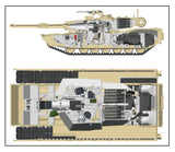 Rye Field Model RM-5007 1/35 M1A1/M1A2 w/Full Interior
