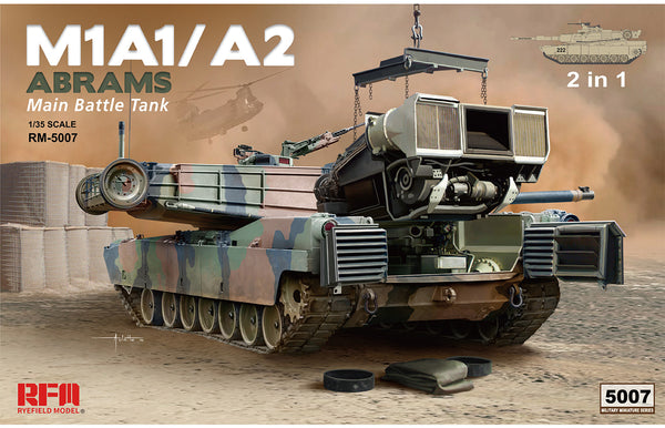 Rye Field Model RM-5007 1/35 M1A1/M1A2 w/Full Interior