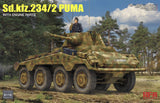 Rye Field Model RM-5110 1/35 Sd.Kfz.234/2 PUMA with Engine Parts