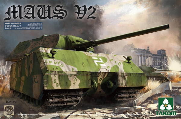 Takom 2050 1/35 WWII German Super Heavy Tank Maus V2