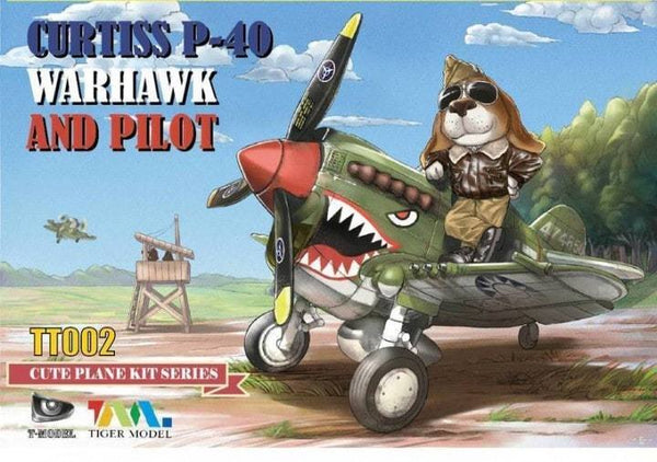 Tiger Model TT002 1:Egg Curtiss P-40 Warhawk And Pilot