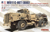 Meng SS-013 1/35 U.S. M911 C-HET (8x6) and M747 Heavy Equipment Semi-Trailer