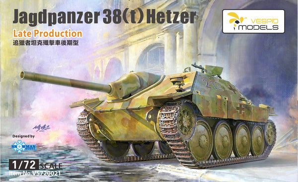 Vespid VS720021 1/72 Jagdpanzer 38(t) Hetzer Late Production