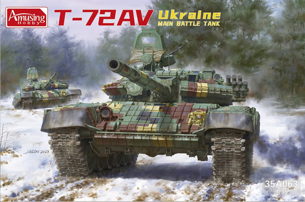 Amusing Hobby 35A063 1/35 Ukraine T-72AV Main Battle Tank