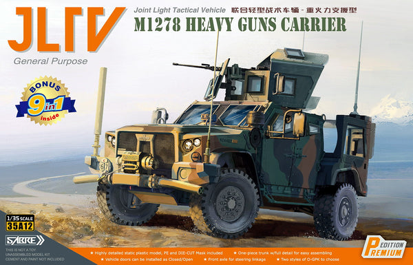 Sabre 35A12P 1/35 JLTV M1278 Heavy Guns Carrier Premium Edition