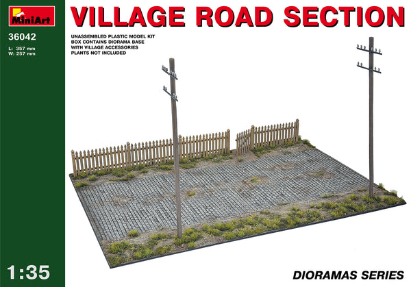 MiniArt 36042 1/35 Dioramas Series VILLAGE ROAD SECTION