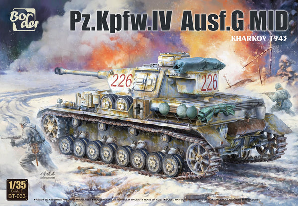 Border BT-033 1/35 Pz.Kpfw.IV Ausf.G MID "Kharkov 1943"