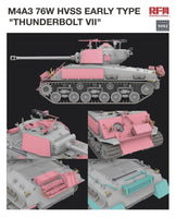 Rye Field Model RM-5092 1/35 M4A3 76W HVSS Early Type "Thunderbolt VII"