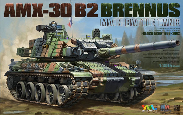 Tiger Model 4604 1/35 French Army 1966-2002 AMX-30 B2 BRENNUS Main Battle Tank