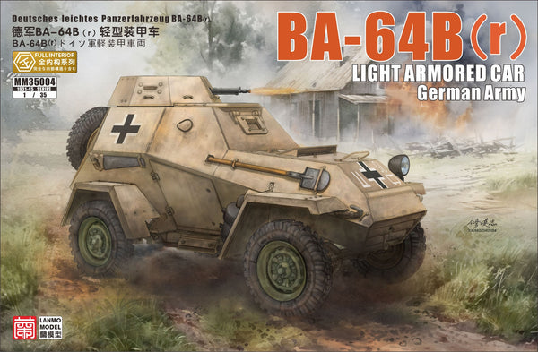 LANMO Model MM35004 1/35 BA-64B(r) Light Armoured Car German Army