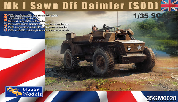 Gecko 35GM0028 1/35 Mk 1 Sawn Off Daimler (SOD)