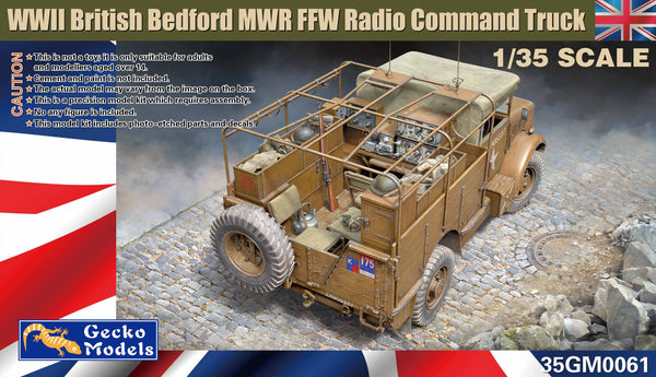 Gecko 35GM0061 1/35 WWII British Bedford MWR FFW Radio Command Truck