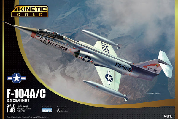 Kinetic K48096 1/48 USAF F-104A/C Starfighter
