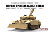 Meng TS-041 1/35 Leopard C2 Mexas w/ Dozer Blade Canadian Main Battle Tank
