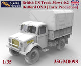 Gecko 35GM0098 1/35 British GS Truck 30cwt 4x2 Bedford OXD (wooden cargo body)