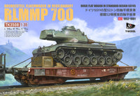 T-Model TK3508 1/35 Drehgestell Flachwagen in Regelbauart RLMMP 700
