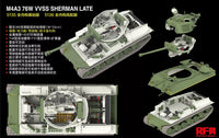 Rye Field Model RM-5135 1/35 M4A3 Sherman 76W VVSS Late w/Interior Standard Version