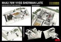 Rye Field Model RM-5135 1/35 M4A3 Sherman 76W VVSS Late w/Interior Standard Version