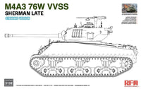 Rye Field Model RM-5132 1/35 M4A3 Sherman 76W VVSS Late Standard Version