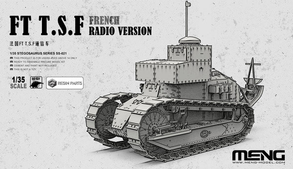 Meng SS-021 1/35 French FT T.S.F. Radio Version