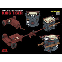 Rye Field Model RM-5146 1/35 Pz.Kpfw.VI Ausf.B King Tiger Henschel Turret Sd.Kfz. 182 with full interior