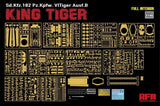 Rye Field Model RM-5146 1/35 Pz.Kpfw.VI Ausf.B King Tiger Henschel Turret Sd.Kfz. 182 with full interior