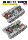 Rye Field Model RM-5155 1/35 T-55A Medium Tank Mod. 1981 Full Interiors