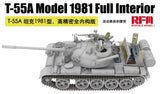Rye Field Model RM-5155 1/35 T-55A Medium Tank Mod. 1981 Full Interiors