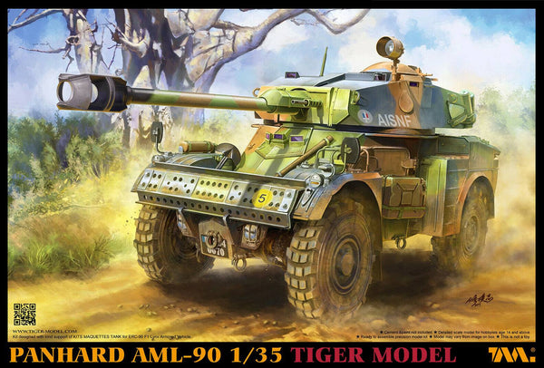 Tiger Model 4635 1/35 Panhard AML-90 Light Armoured Car full-interior