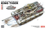 Rye Field Model RM-5159 1/35 Sd.Kfz. 182 Pz.Kpfw. VI Tiger Ausf. B King Tiger Full Interior / Clear Version