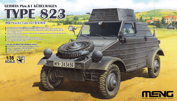 Meng VS-017 1/35 German Pkw. K1 Kübelwagen Type 823