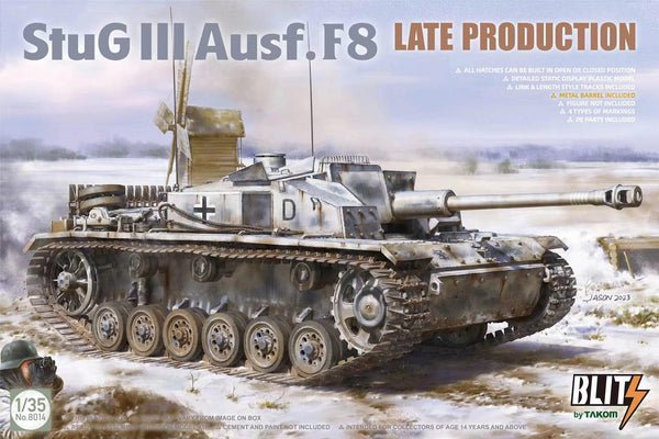 Takom 8014 1/35 StuG.III Ausf.F8 Late Production