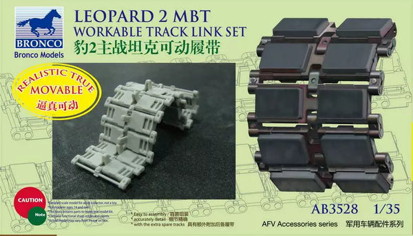 Bronco AB3528 1/35 Leopard 2 MBT Workable Track Link Set