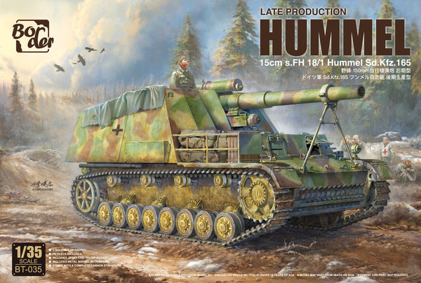 Border BT-035 1/35 15cm s.FH 18/1 Hummel Sd. Kfz. 165 Late Production