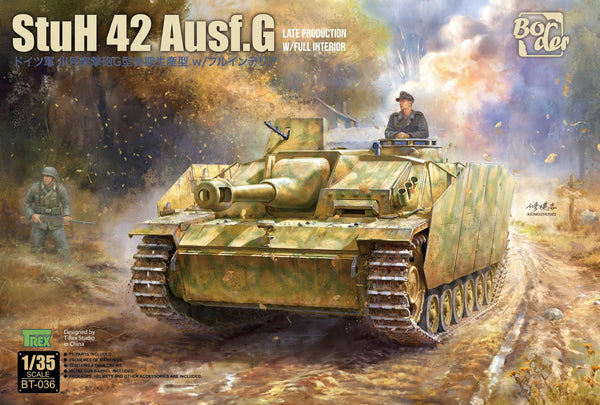 Border BT-036 1/35 StuH 42 Ausf.G Late Production w/Full Interior