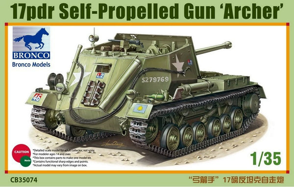 Bronco CB35074 1/35 17pdr Self Propelled Gun 'Archer'