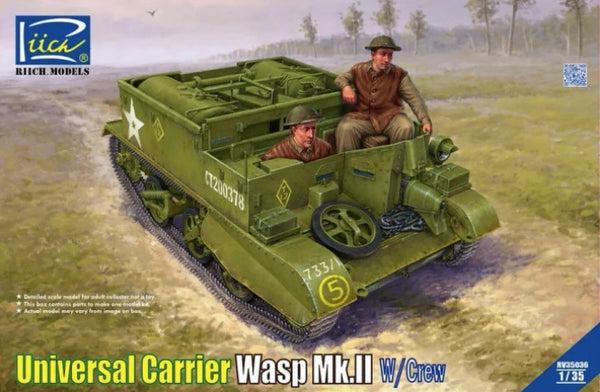 Riich RV35036 1/35 Universal Carrier Wasp Mk.II with Crew