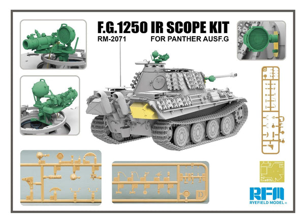 Rye Field Model RM-2071 1/35 F.G.1250 IR Scope Kit For Panther Ausf.G