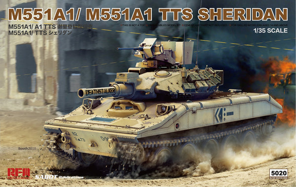 Rye Field Model RM-5020 1/35 M551A1/M551A1 TTS Sheridan