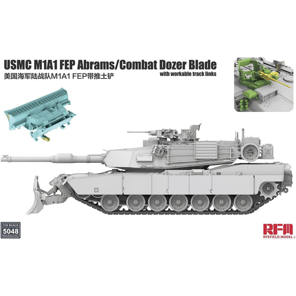 Rye Field Model RM-5048 1/35 M1A1 FEP with bulldozer