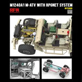 Rye Field Model RM-5145 1/35 U.S MRAP All Terrain Vehicle M1240A1 M-ATV with RPGNET System