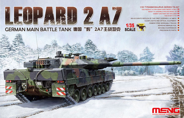 Meng TS-027 1/35 Leopard 2 A7 German Main Battle Tank