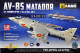 Kinetic  AMMO 8505 1/48 Harrier AV-8S Matador Spanish, American, British versions