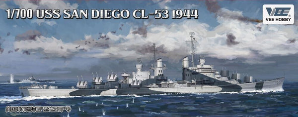 VEE HOBBY V57012 1/700 USS San Diego CL-53 1944