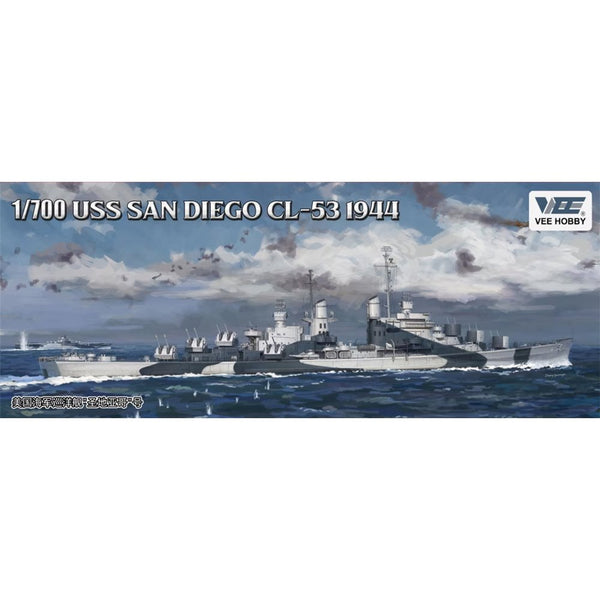VEE HOBBY E57012 1/700 USS San Diego CL-53 1944 Deluxe Edition