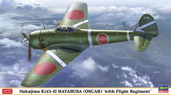 Hasegawa 07468 1/48 Nakajima Ki-43III Hayabusa '64th Flight Regiment'